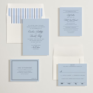 This is a frost wedding invitations with standard by Megan Davis called nola printing on signature in standard