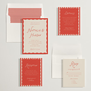 This is a zinnia wedding invitations with standard by Pixel and Hank called lovers printing on signature in standard
