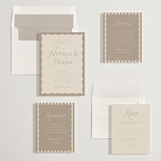 This is a drift wedding invitations with standard by Pixel and Hank called lovers printing on signature in standard