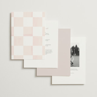 This is a cloud wedding invitations with standard by Baumbirdy called checker wash printing on signature in standard