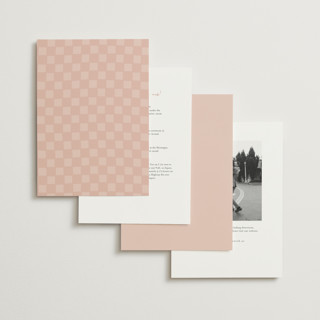 This is a blush wedding invitations with standard by Ani Somi called ballpoint suite printing on signature in standard