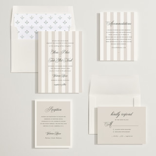 This is a ivory wedding invitations with standard by Sara Hicks Malone called westview printing on signature in standard
