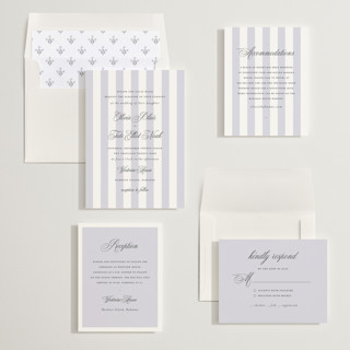 This is a lilac wedding invitations with standard by Sara Hicks Malone called westview printing on signature in standard