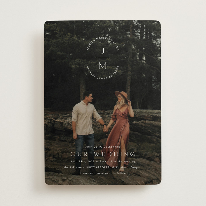 "Picture Perfect" - Wedding Invitations in Opal by Jennifer Postorino.