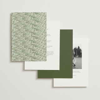 This is a algae wedding invitations with standard by Pati Cascino called puglia printing on signature in standard