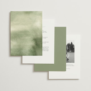 This is a moss wedding invitations with standard by Petra Kern called lovely printing on signature in standard