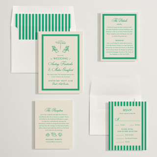 This is a turf wedding invitations with standard by Jackie Crawford called kitty hawk printing on signature in standard