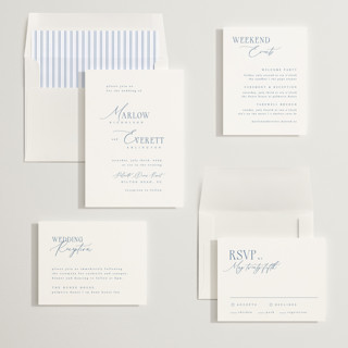 This is a ocean wedding invitations with standard by Kelly Schmidt called scripted initials printing on signature in standard