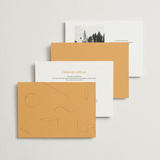 This is a confetti wedding invitations with standard by Blustery August called alaia printing on signature in standard