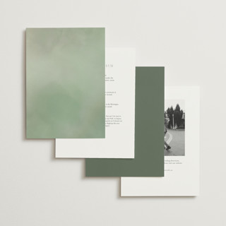 This is a sage wedding invitations with standard by Ashley DeMeyere called porcelain printing on signature in standard