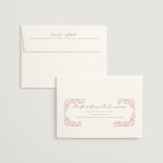 This is a peony wedding invitations with standard by Ashley DeMeyere called porcelain printing on signature in standard