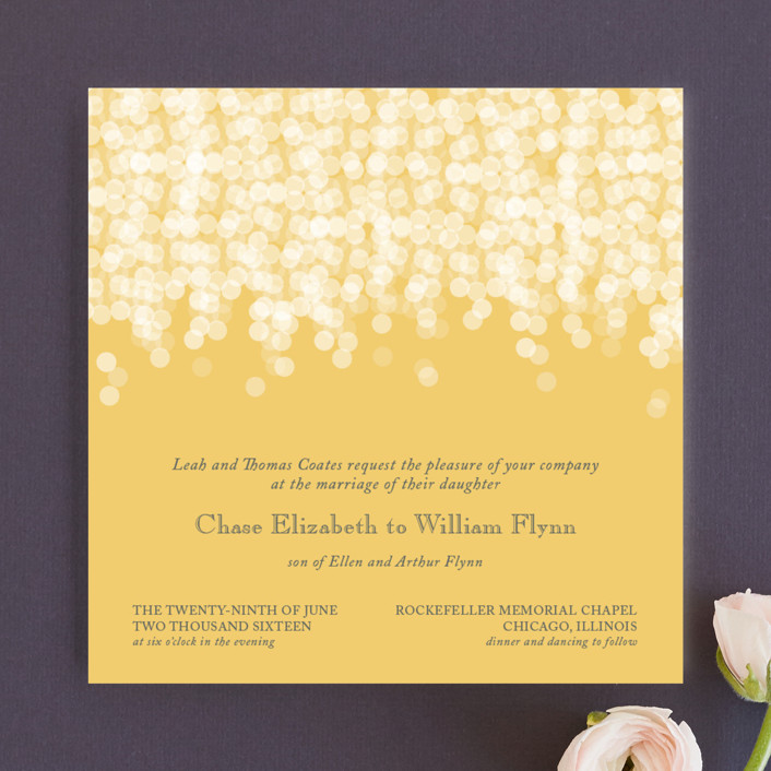 under the stars wedding invitations by bethany anderson minted