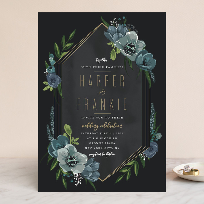 jewel Wedding Invitations by Susan Moyal Minted