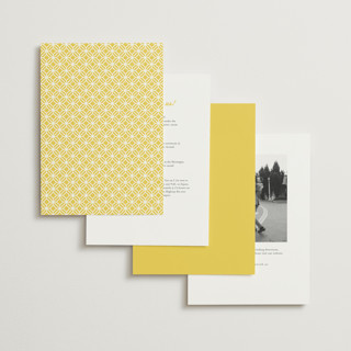This is a sunshine wedding invitations with standard by Jessie Steury called pretty picado printing on signature in standard