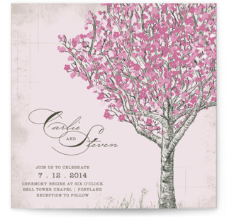 photo of Cherry Blossom Wedding Invitations