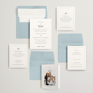 This is a grayscale wedding invitations with standard by Design Lotus called be with you printing on signature in standard