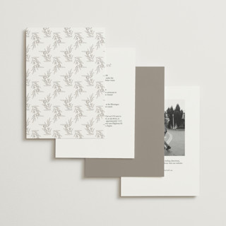 This is a taupe wedding invitations with standard by Jennifer Postorino called avery printing on signature in standard
