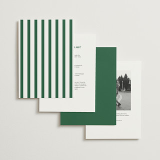 This is a emerald noir wedding invitations with standard by Cass Loh called chic union printing on signature in standard