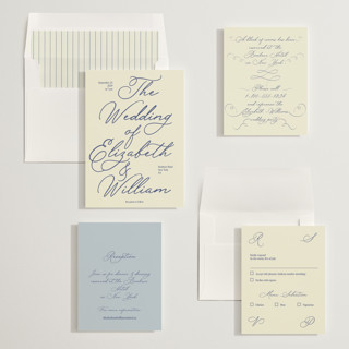 This is a celeste wedding invitations with standard by Helena Vitto called elizabeth printing on signature in standard