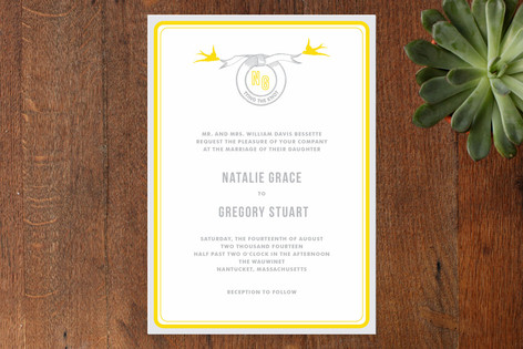 Lovely Knot Wedding Invitations By Paper Dahlia Minted Lovely Knot Wedding Invitations
