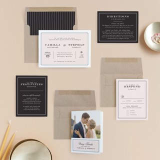 This is a blush wedding invitations with standard by Maddy Hague called simply framed printing on signature in standard