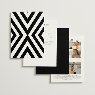 This is a cotton wedding invitations with standard by Christie Garcia called key ingredients printing on signature in standard