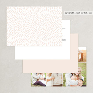 This is a blush wedding invitations with standard by Jennifer Wick called just the two of us printing on signature in standard