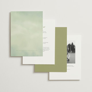 This is a spring wedding invitations with standard by Petra Kern called the valley printing on signature in standard