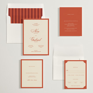 This is a cherry wedding invitations with standard by Ani Somi called borders printing on signature in standard