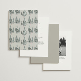 This is a slate wedding invitations with standard by Petra Kern called miniature mountainscape printing on signature in standard