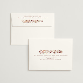 This is a harvest wedding invitations with standard by Ashlee Townsend called juliet printing on signature in standard