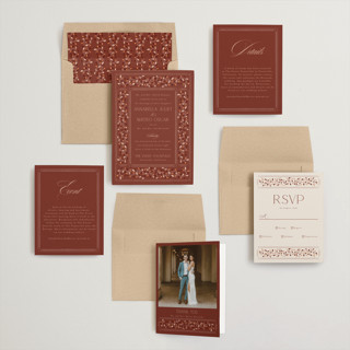 This is a harvest wedding invitations with standard by Ashlee Townsend called juliet printing on signature in standard
