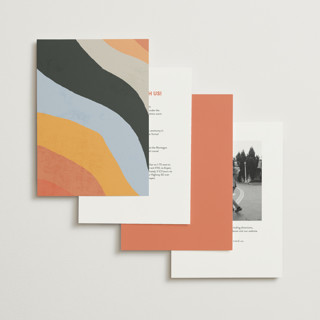 This is a sunset wedding invitations with standard by Robin Ott called canyon wall printing on signature in standard