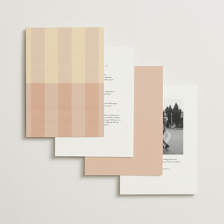 This is a sorbet wedding invitations with standard by Blustery August called trois printing on signature in standard