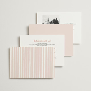 This is a blush wedding invitations with standard by Baumbirdy called sealed printing on signature in standard