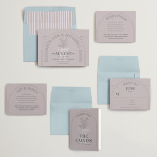 This is a plum wedding invitations with standard by Baumbirdy called sealed printing on signature in standard