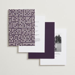 This is a plum wedding invitations with standard by Owl and Toad called casual printing on signature in standard