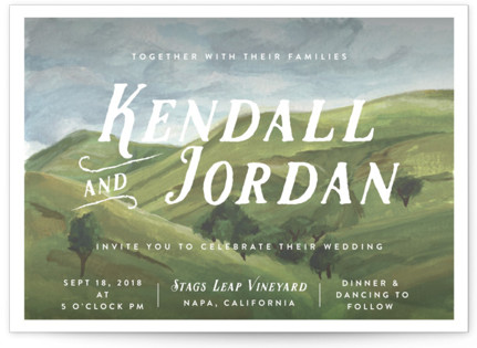 photo of Rolling Hills Wedding Invitations