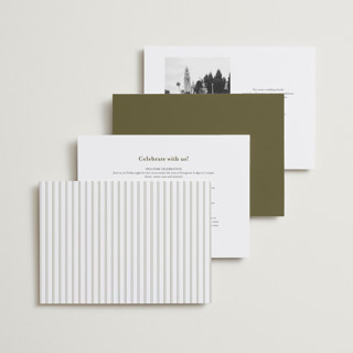 This is a fern wedding invitations with standard by Eric Clegg called together always printing on signature in standard