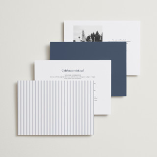 This is a navy wedding invitations with standard by Eric Clegg called together always printing on signature in standard