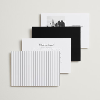 This is a noir wedding invitations with standard by Eric Clegg called together always printing on signature in standard