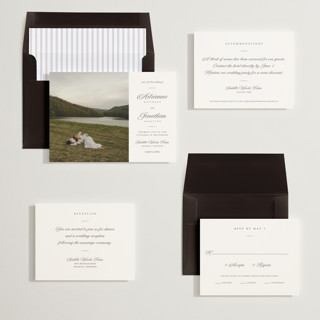 This is a tea wedding invitations with standard by Eric Clegg called together always printing on signature in standard