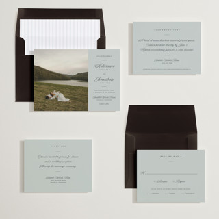 This is a dew wedding invitations with standard by Eric Clegg called together always printing on signature in standard