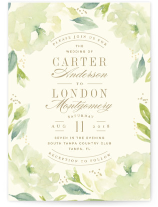 photo of Southern Garden Wedding Invitations