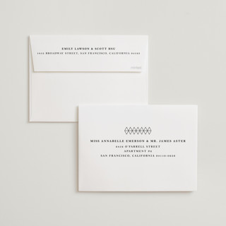 This is a sea salt wedding invitations with standard by Snow and Ivy called sophistotype printing on signature in standard