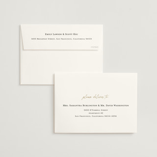 This is a cognac wedding invitations with standard by Pippa Shaw called modern classic printing on signature in standard