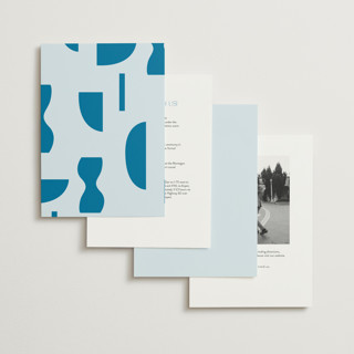 This is a capri wedding invitations with standard by Blustery August called juniper printing on signature in standard