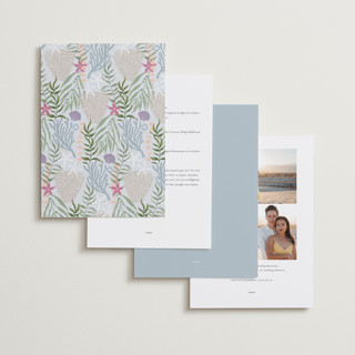 This is a sea wedding invitations with standard by Alethea and Ruth called part of your world from disney's little mermaid printing on signature in standard