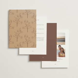 This is a autumn wedding invitations with standard by Morgan Ramberg called disney storybook printing on signature in standard