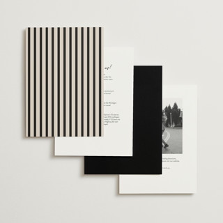 This is a black dahlia wedding invitations with standard by Cass Loh called tablescape drawing printing on signature in standard